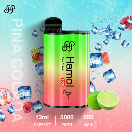 Hot selling Wholesale Original Hamcl Pinakamalaking 5000 Puffs Rechargeable high quality colorful Philippines vape